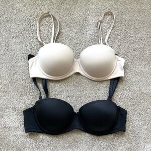 Victoria’s Secret Pink Multi-way Push-Up Strapless Bras